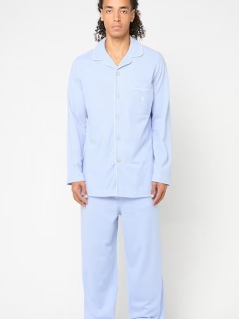 Polo by Ralph Lauren Light‎ Blue Sleepwear Set with Pants and Shirt
